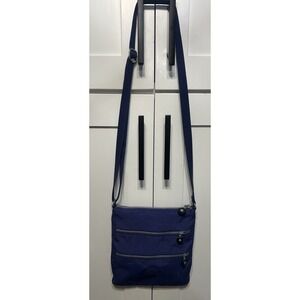 Kipling Alvar Blue Crossbody Bag Handbag Shoulder Bag Medium Adjustable‎